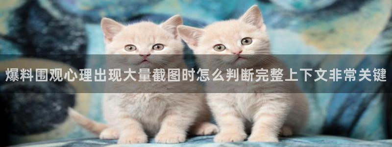 51吃瓜今日吃瓜：爆料围观心理出现大量截图时怎么判断完整上下文非常关键