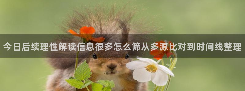 九一吃瓜:今日后续理性解读信息很多怎么筛从多源比对到时间线整理